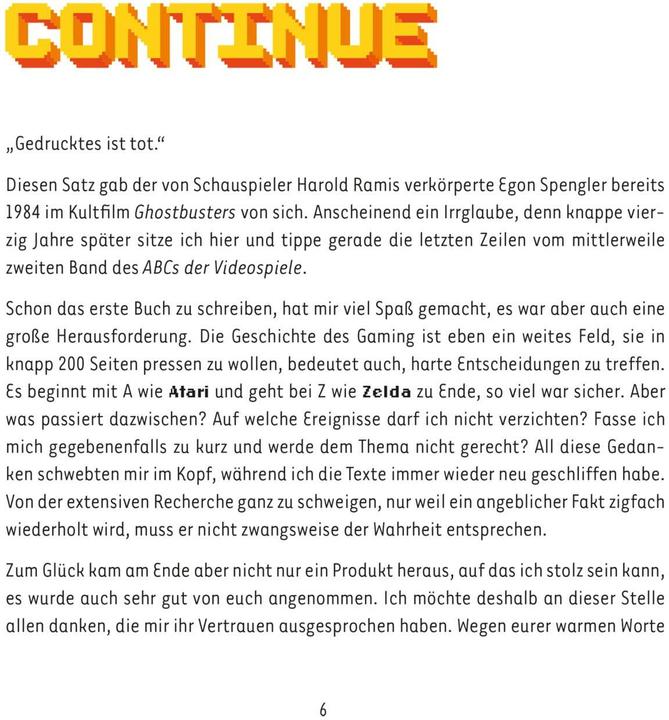 Nährwerte und Zutaten Das ABC der Videospiele Level 2 (Deutsch, Gregor Kartsios, 2022)