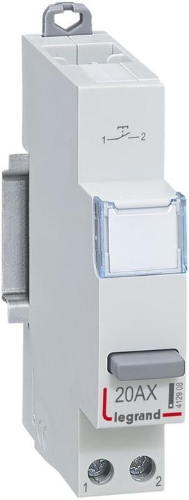 Produktbild Legrand KNOPFSCHALTER EINFACH MONOSTABIL LE-412909 1X NC 20 A