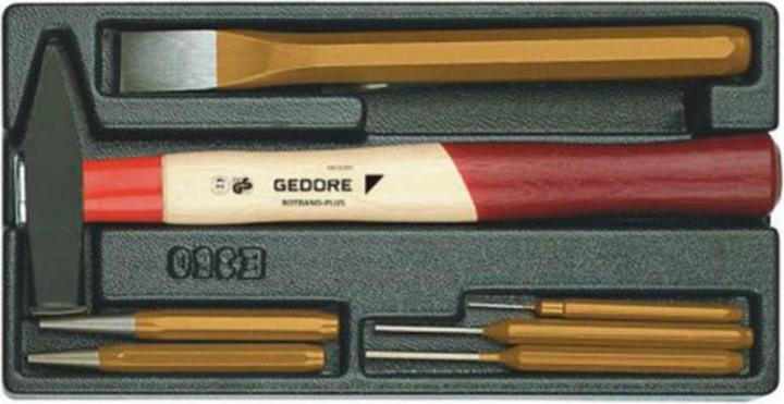 Gedore 1500 ES-350 Meissel-Sortiment in 1/3 ES-Modul
