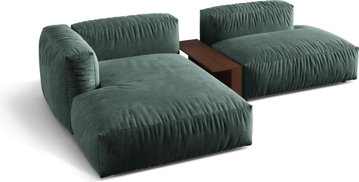 Actual product image Micadoni Modular Left Corner Sofa, "Martina", 2 Seats, 292x176x75 Made in Europe (Corner sofa, Modular sofa)