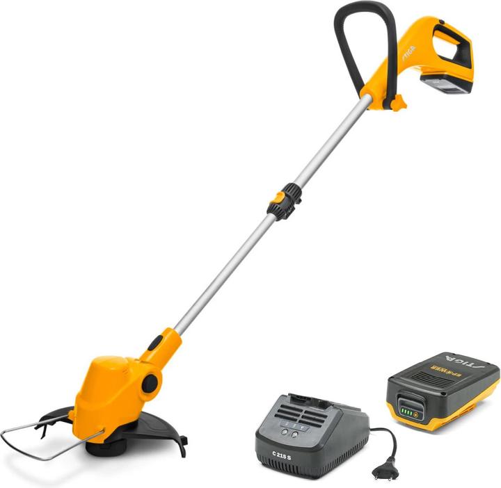 Stiga GT 100e battery-powered lawn trimmer Soft grip, incl. battery, incl. charger 20V 2Ah Cutting width (Plastic knives)