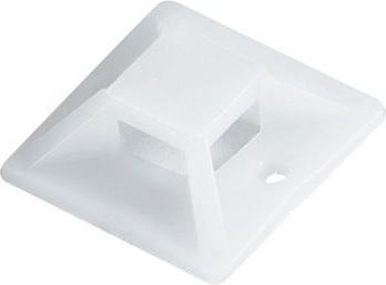 Tecline Base di fissaggio per fascette di cablaggio fino a 4,5 mm di larghezza, PU 100 pezzi Base (Anelli di fissaggio, 3.90 mm, 100 pz.)
