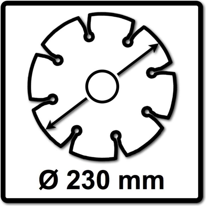 Produktbild Bosch Professional Zubehör PRO Multi Material Diamanttrennscheibe, 230 x 22,23 mm
