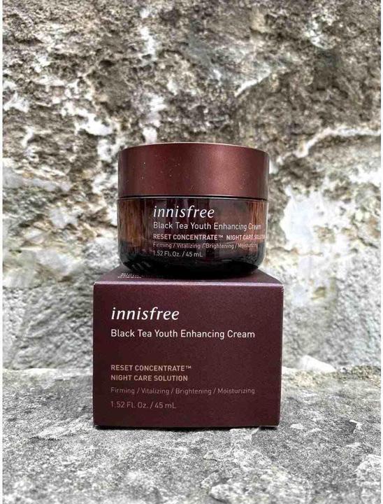 Actual product image Innisfree Black Tea Youth Enhansing Cream 45ml (45 ml, 24h cream)