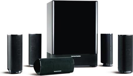 Harman/Kardon HKTS 11, Lautsprechersystem Schwarz Hochglanz