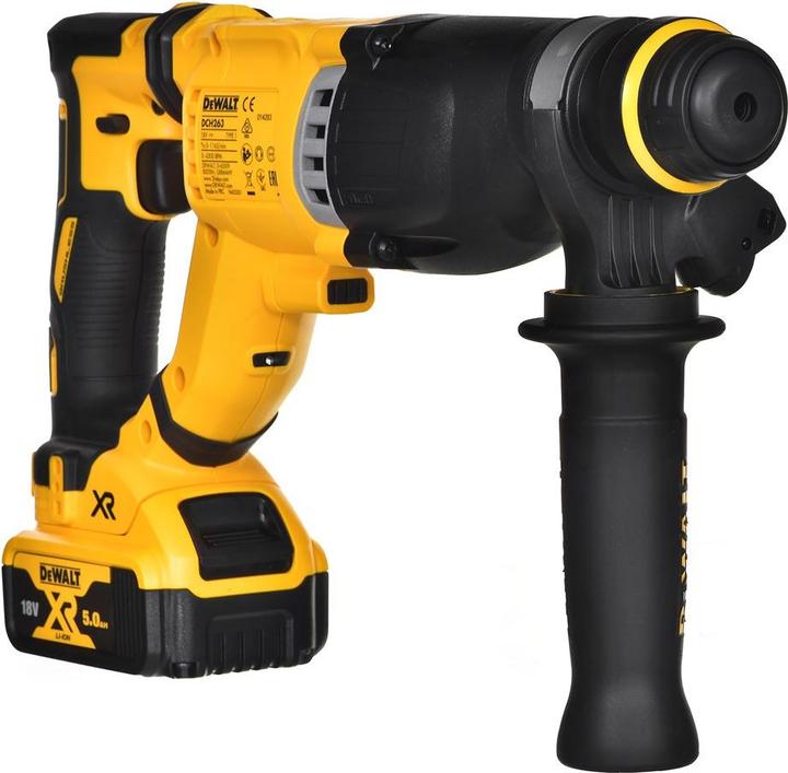 Actual product image DeWalt DCH263P1-QW SDS Plus hammer drill (Rechargeable battery operated)