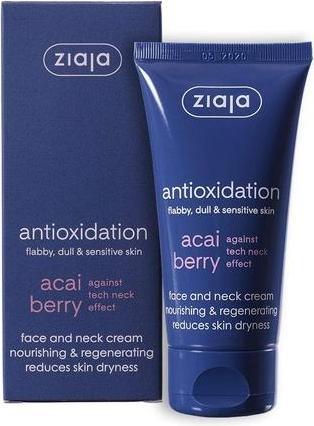 Actual product image Ziaja Acai Berry (Nourishing And Regenerating Face And Neck Cream) 50 Ml (50 ml, Day cream)