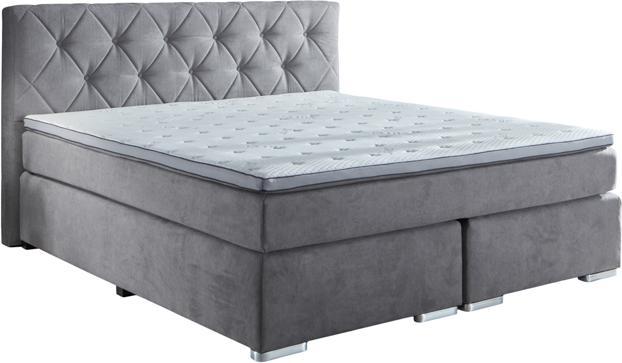 Produktbild Sun garden BX 2100 Baker Boxspringbett Holzwerkstoff/Stoff mit Mikro-TFK-Matratze (180 x 200 cm)