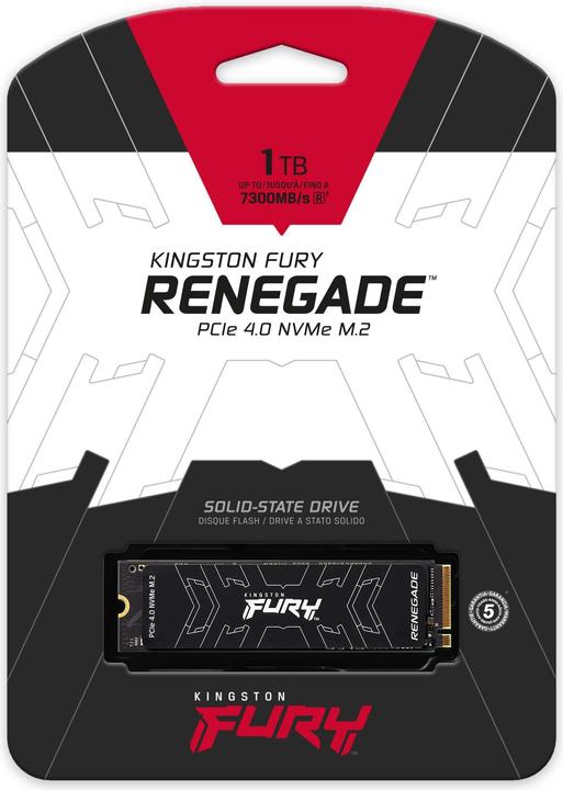 Actual product image Kingston FURY Renegade (1000 GB, M.2 2280)