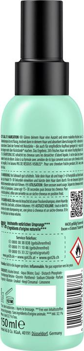 Actual product image Got2b Extra care (150 ml, Dry shampoo)