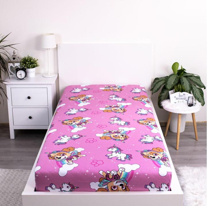 Produktbild Jerry Fix-Leintuch Paw Patrol Rosa 90 x 200 cm (90 x 200 cm)