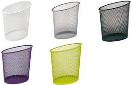 Image du produit Alba MESHCORB P corbeille à papier, métal tissé, 18L, prune Elégante et robuste, cette corbeille à (18 l)