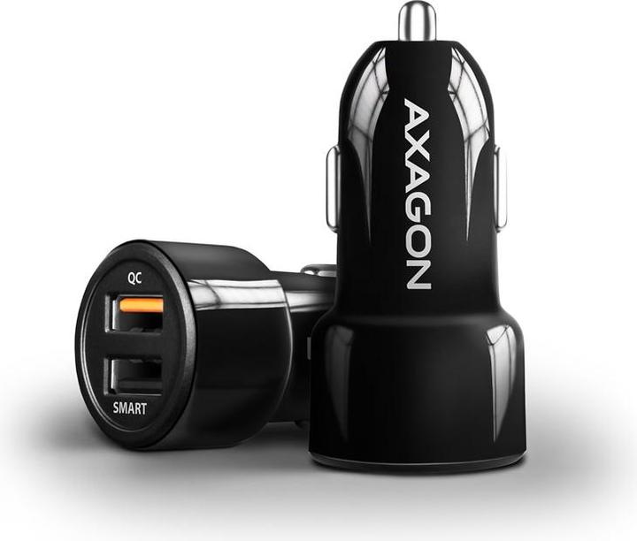 Actual product image Axagon PWC-QC5 - car - cigarette lighter - 12 V - black