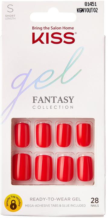 Immagine prodotto KISS Kit per unghie Gel Fantasy - Qualunque cosa (Unghie artificiali, Trasparente, Rosa)