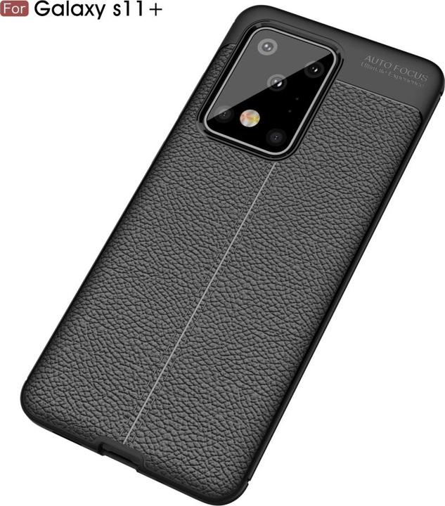 Actual product image Screenguard Samsung Galaxy S20 Ultra Case Leather Design TPU Cover (Samsung Galaxy S20 Ultra)
