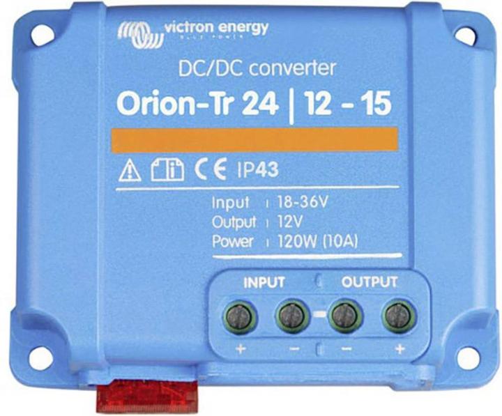 Image du produit Victron Energy Victron Orion-Tr 24/12-15 180W Convertisseur DC DC - non isolé