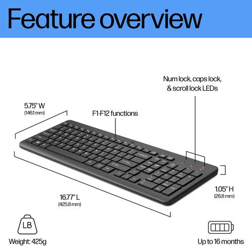 Actual product image HP 225 (CH, Wireless)