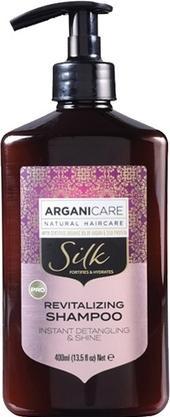 Actual product image Arganicare ARGANICARE Silk Hair Shampoo szampon do włosów z jedwabiem 400ml (400 ml, Liquid shampoo)