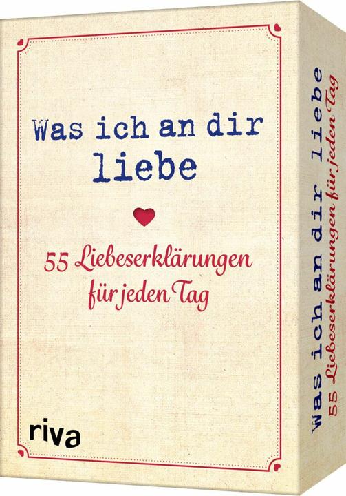 Actual product image Was ich an dir liebe - 55 Liebeserkläru (German, 2022)