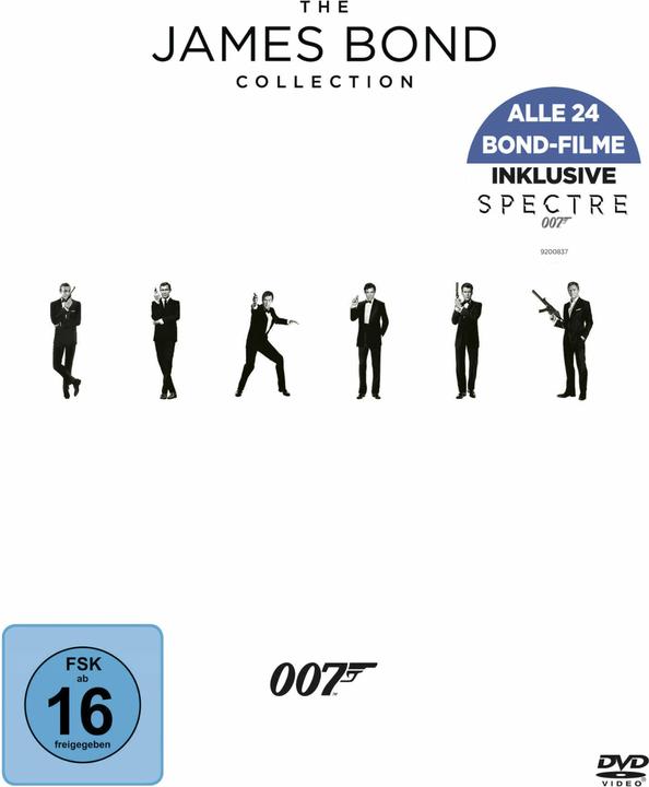 Actual product image The James Bond Collection (DVD, 2015, German, English)