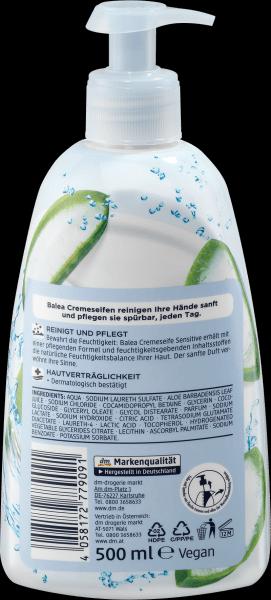 Produktbild dm Balea Sensitive mit Aloe-Vera (Flüssigseife, 500 ml)