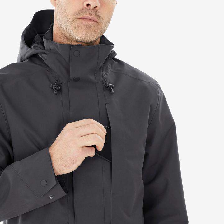 Actual product image Quechua Men's waterproof hiking jacket - NH500 (S)