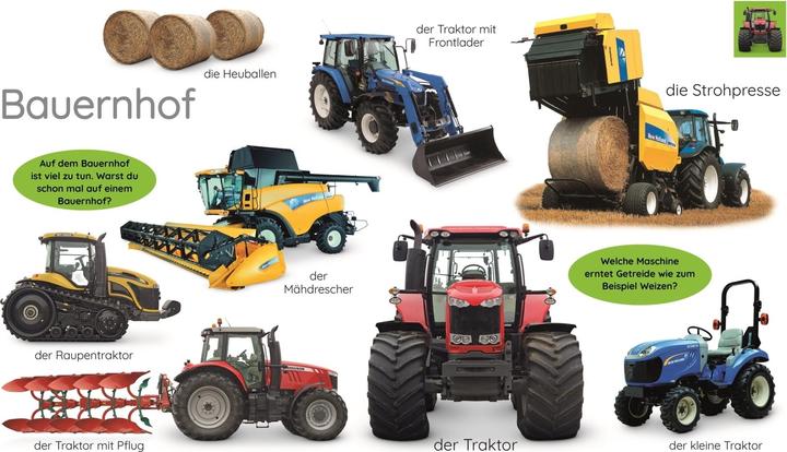 Produktbild Erstes Lernen. Traktor, Bagger, Laster (Deutsch)