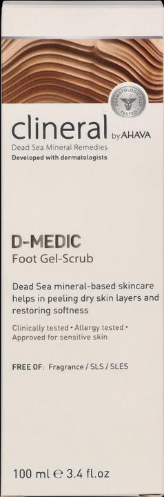 Immagine prodotto Ahava Gel scrub piedi CLINERAL (Crema piedi e gel piedi, 100 ml)