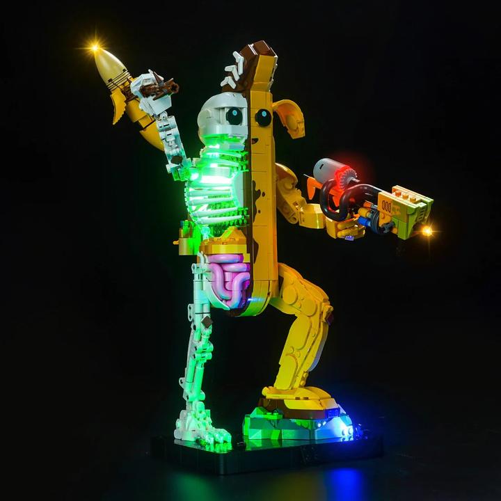 BrickBling LED Licht Set für LEGO Fortnite: Knochen-Schali (77072)