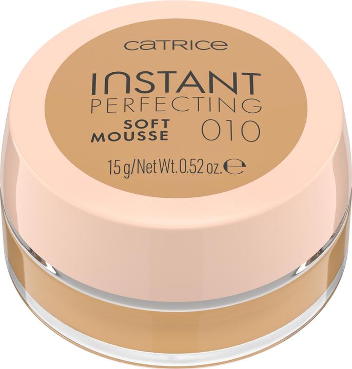 Catrice Fondotinta Instant Perfecting Soft Mousse 010 Warm Beige (010 Beige caldo)