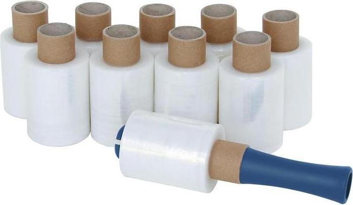 Produktbild Transpak Stretchfolie Breite 100mm Länge 150m Stärke 20µ transparent (10 Stück)