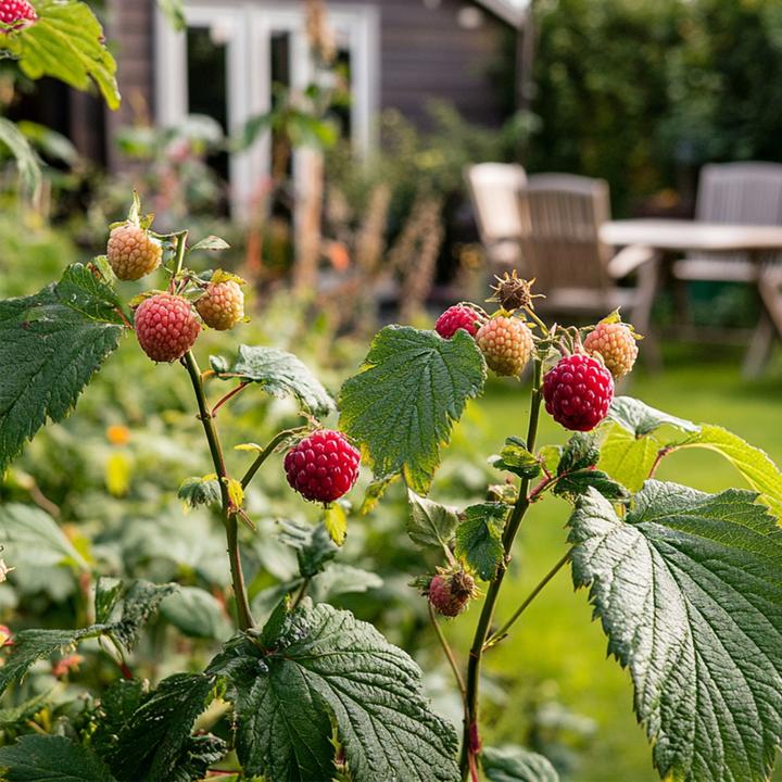 Actual product image Plant in a Box Rubus 'Tayberry' - blackberry and raspberry (25 cm)