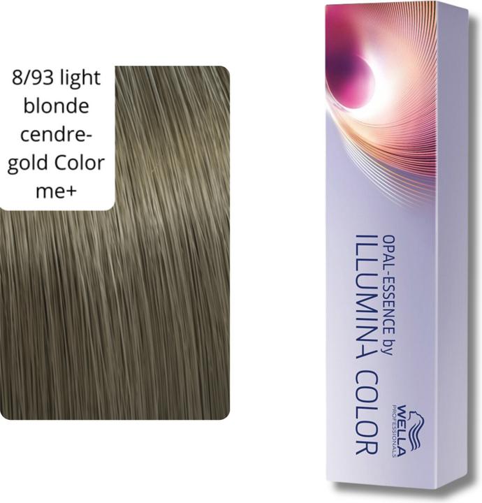 Image du produit Wella Illumina 8/93 blond clair cendré-doré 60 (8, 93 blond clair cendre-doré Color me+)