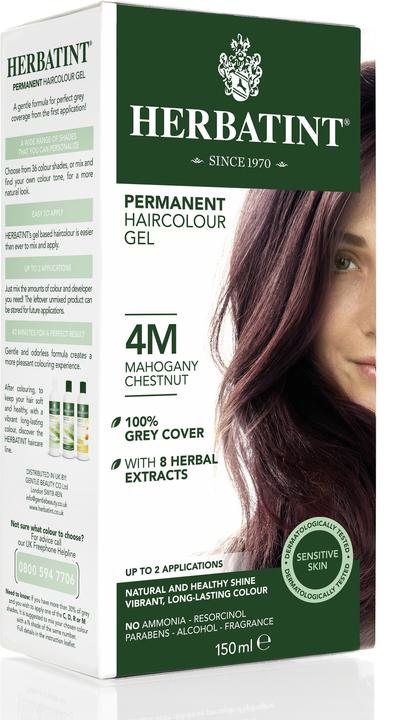 Image du produit Herbatint Gel colorant pour cheveux 4M acajou châtain brun (4M Acajou Marron Châtain 4M)