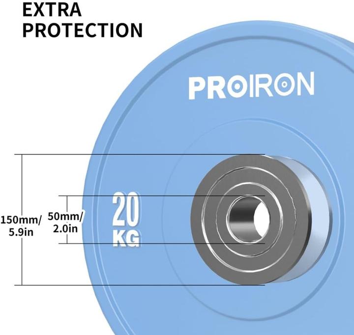 Actual product image Proiron Olympic Hantelscheiben 20 kg