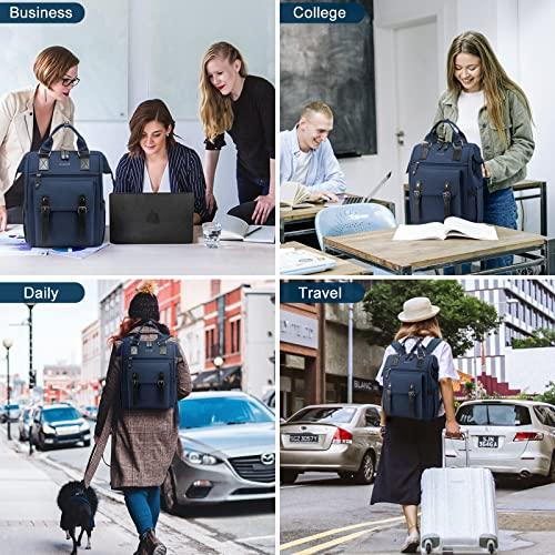 Image du produit Only-Bags.Store Sac à dos, sac à dos scolaire pour ordinateur portable 15,6 pouces avec pochette pour câble de