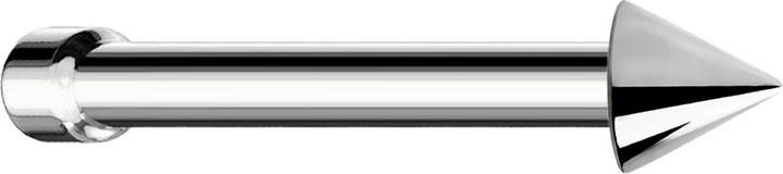 Star Piercing Nasenstecker gerade silber mit Cone (ohne Messing, Chirurgenstahl 316L)