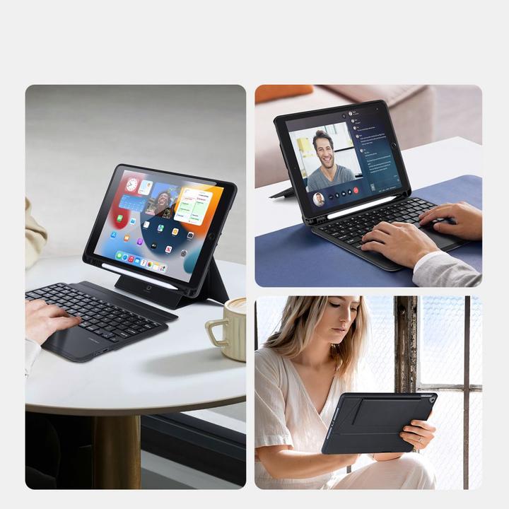Produktbild Dux Ducis DK Series Keyboard Case (Eng. Int., iPad 7, iPad 8, IPad 9)