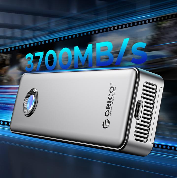 Productafbeelding Orico Other Computer Accessory OUM2-G20 M.2 NVME USB-C 3.2 20Gb/s Disk Drive - Silver (M.2)