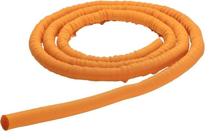 Actual product image Multibrackets Cable guide, orange, in 25m carton unroll box (Cable hole, 2500 cm)