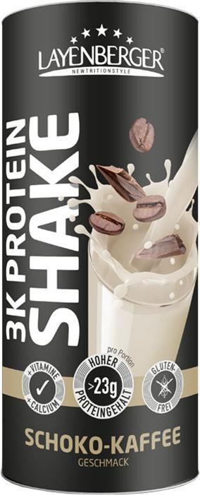 Produktbild Layenberger 3K Protein-Shake Schoko-Kaffee 360g (Schokolade, Kaffee, 1 Stk., 360 g)