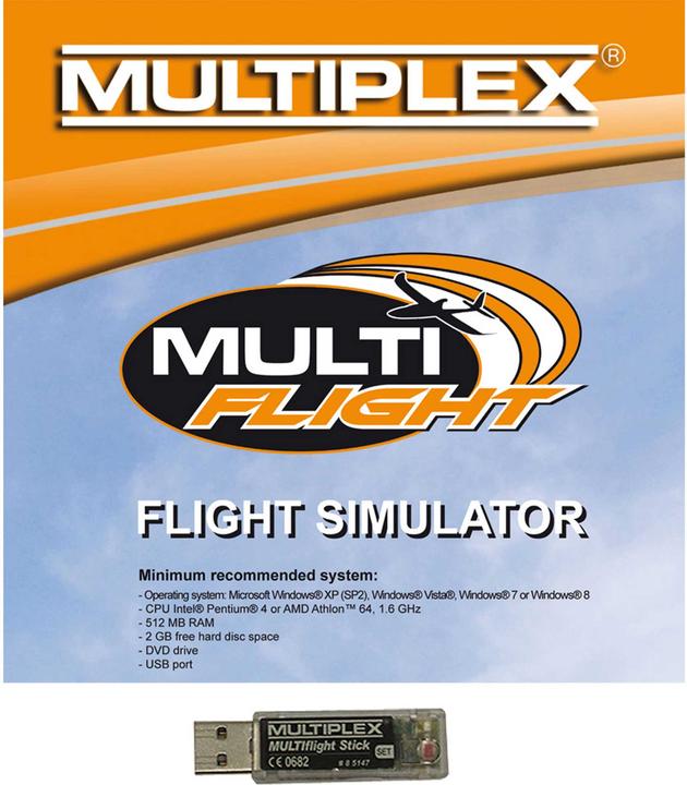 Image du produit Multiplex Stick Multiflight avec CD Multiflight plus (PC, DE)