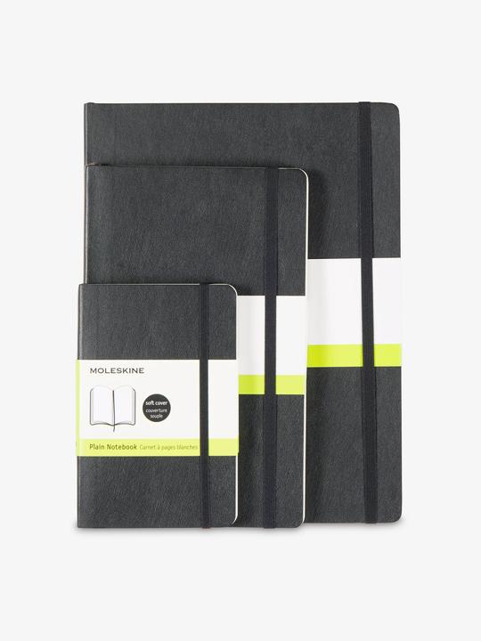 Actual product image Moleskine Classic Soft LL (A5, Plain, Soft cover)