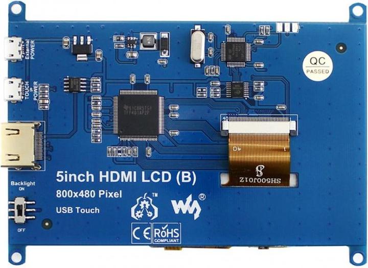 Produktbild WaveShare 5INCH LCD resistive touch screen 800 × 480