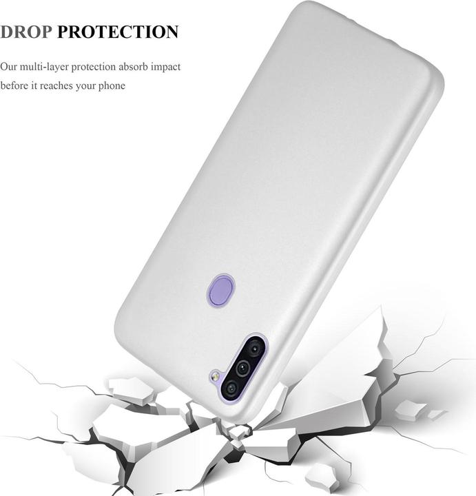 Actual product image Cadorabo TPU Matt Metallic Cover (Samsung Galaxy M11, Samsung Galaxy A11)