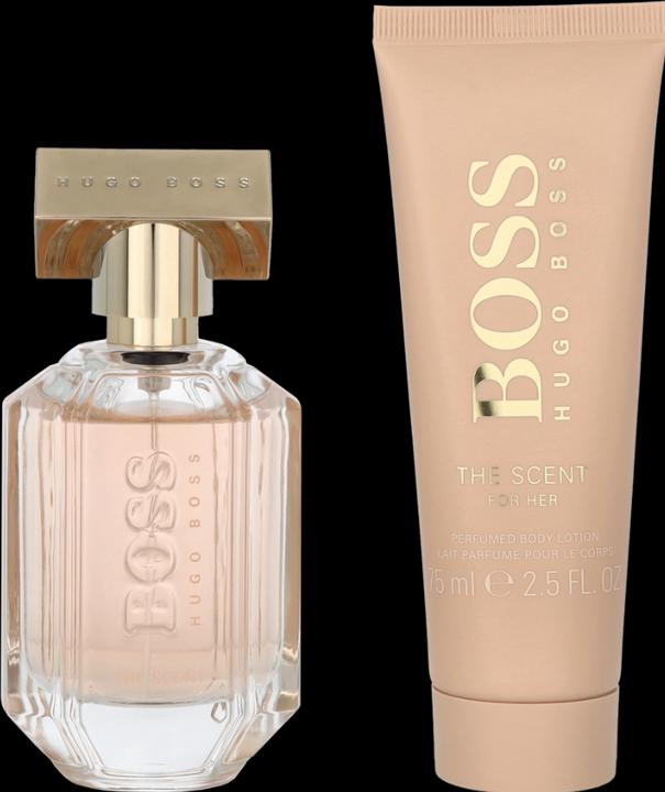Actual product image Hugo Boss The Scent for Her Christmas 2023 Eau de Parfum 50 / Body Lotion 100 (Eau de toilette, 125 ml)