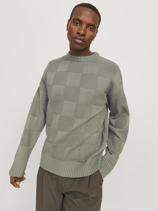 Actual product image Jack & Jones Checked knitted jumper Knitted jumper (S)