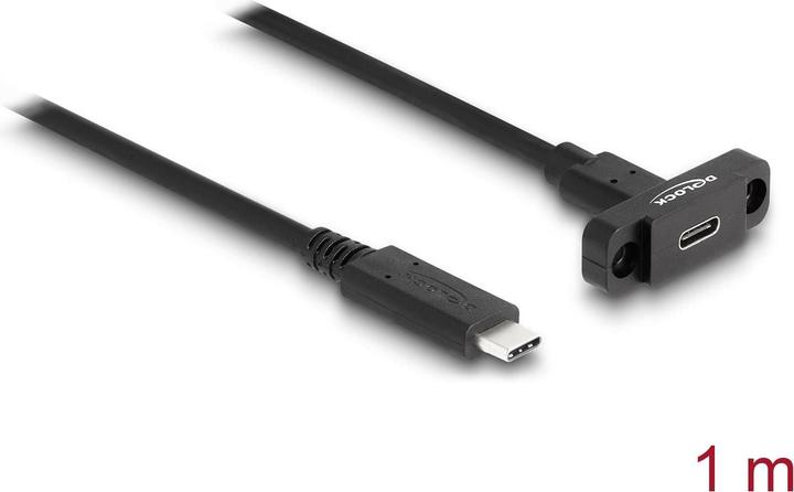 Produktbild Delock SuperSpeed USB 10 Gbps 1m zum Einbau schwar (1 m, USB 3.2 Gen 2)