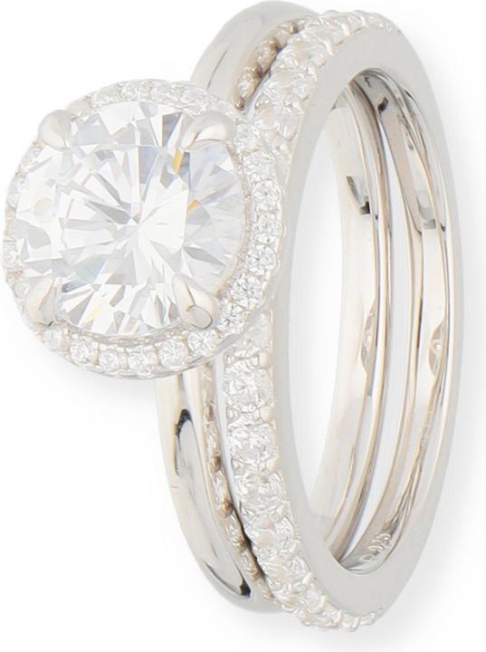 Carat Solitaire|Alliance (56, 925 Silber)