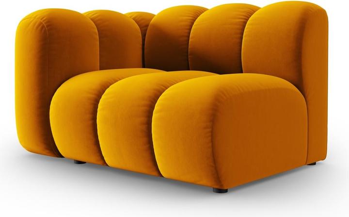 Actual product image Micadoni Velvet Modul Left, "Lupine", 1 Seat, 115x95x70Made in Europe (1-seater, Modular sofa)